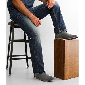 Steve Madden Golde Chelsea Casual Ankle Boots Men’s Grey Size 11 #545